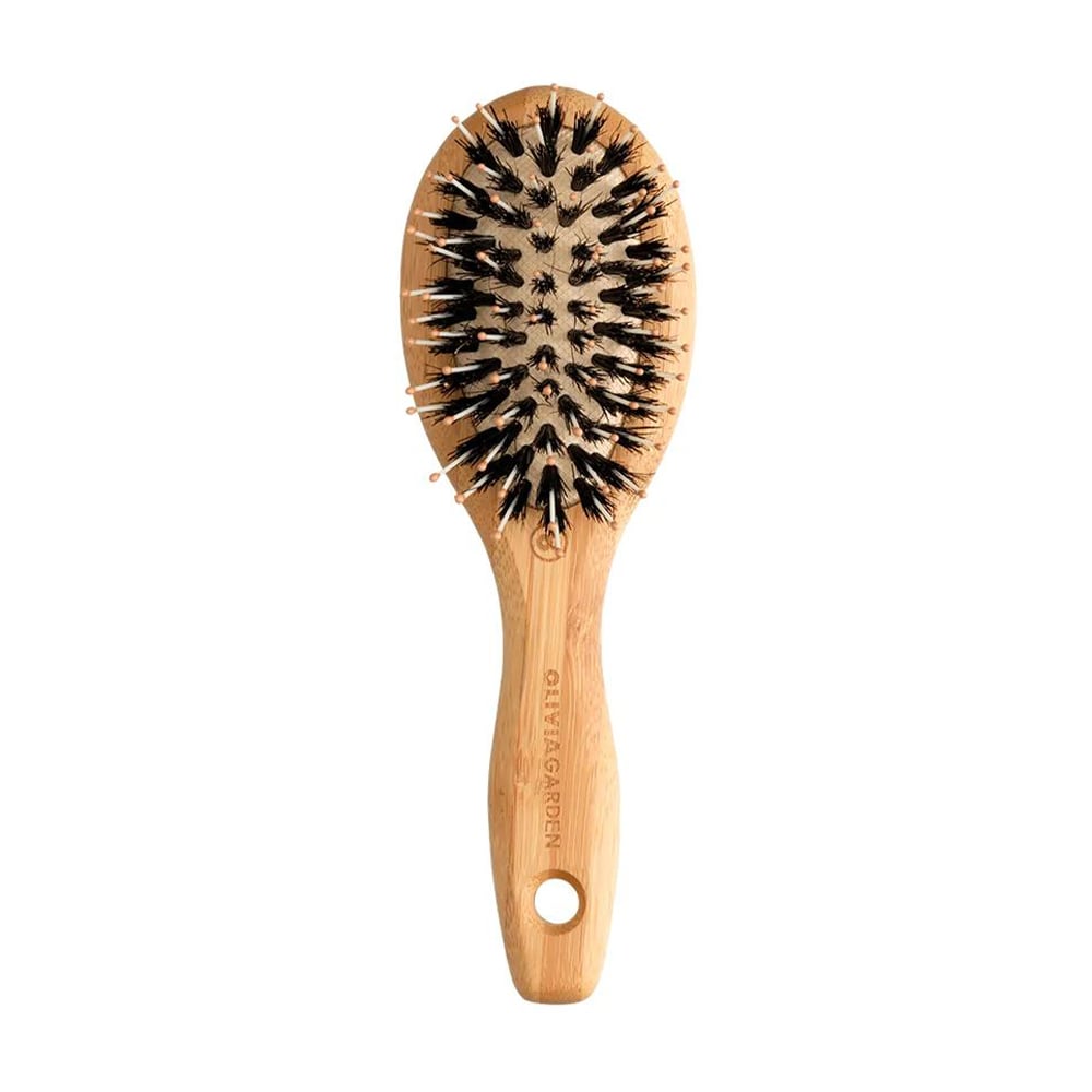 Масажна щітка для волосся Olivia Garden Bamboo Touch Combo, XS, коричнева, 1 шт