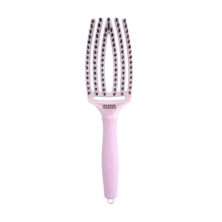 Щітка для волосся Olivia Garden Fingerbrush Care Iconic Boar &amp; Nylon, Ethereal Lavender, 1 шт
